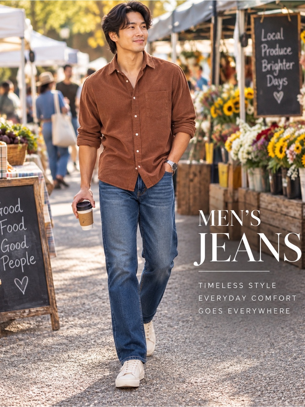 Old Navy Straight-Leg Jeans in Medium Wash